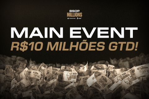 Main Event do BSOP Millions terá gigantesca premiação garantida