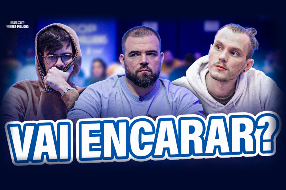 Primeiro dia contou com vários craques na transmissão do BSOP Winter Millions