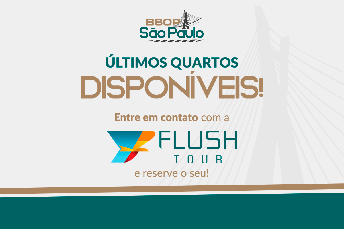 Flush Tour possui poucas unidades em três hotéis diferentes próximo ao BSOP São Paulo