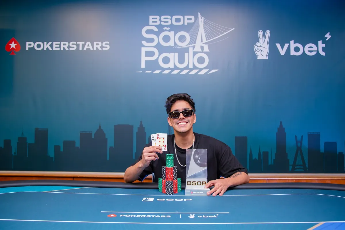 Victor Oliveira - Campeão Night Turbo Win the Button PKO - BSOP São Paulo