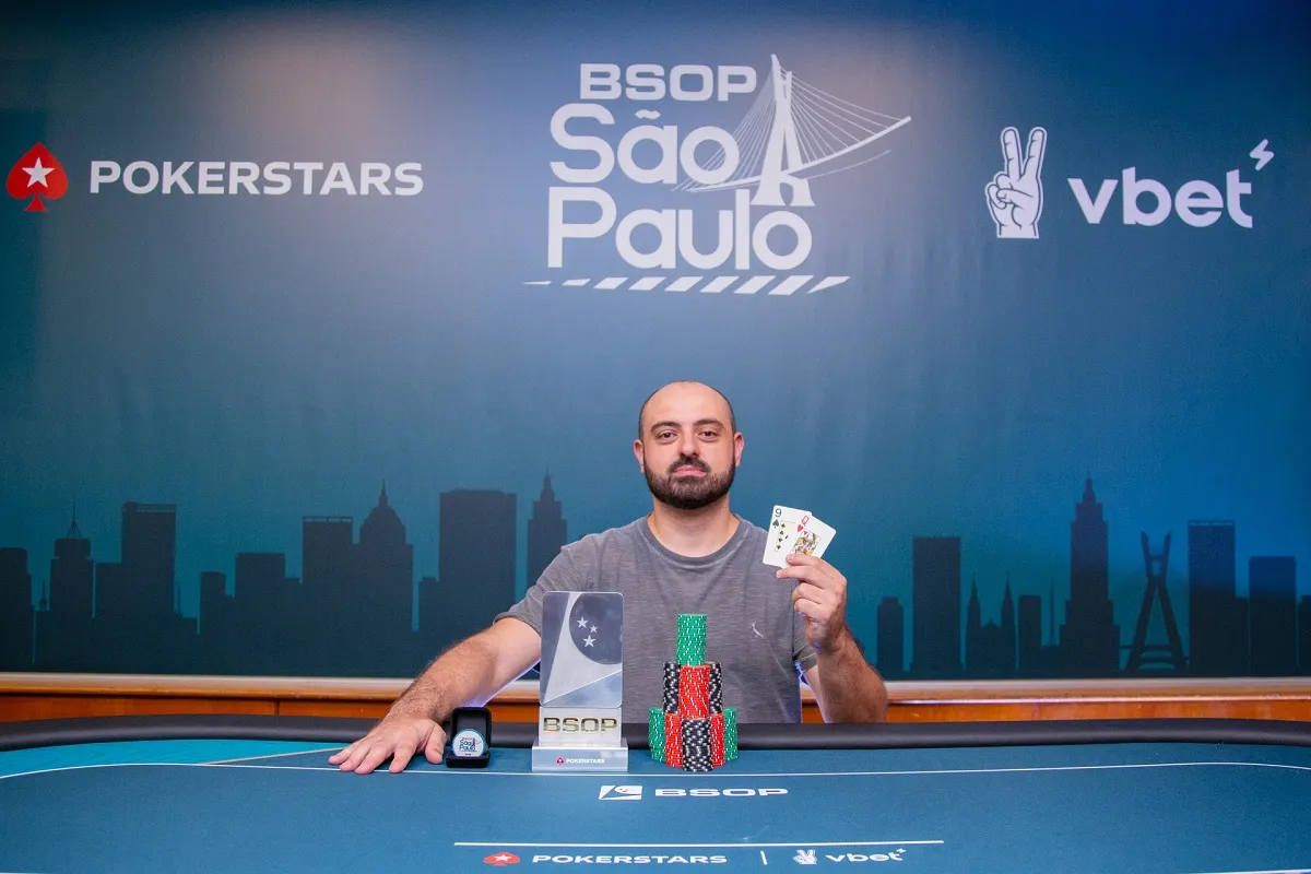 André Alonso - Campeão Super 500 - BSOP São Paulo