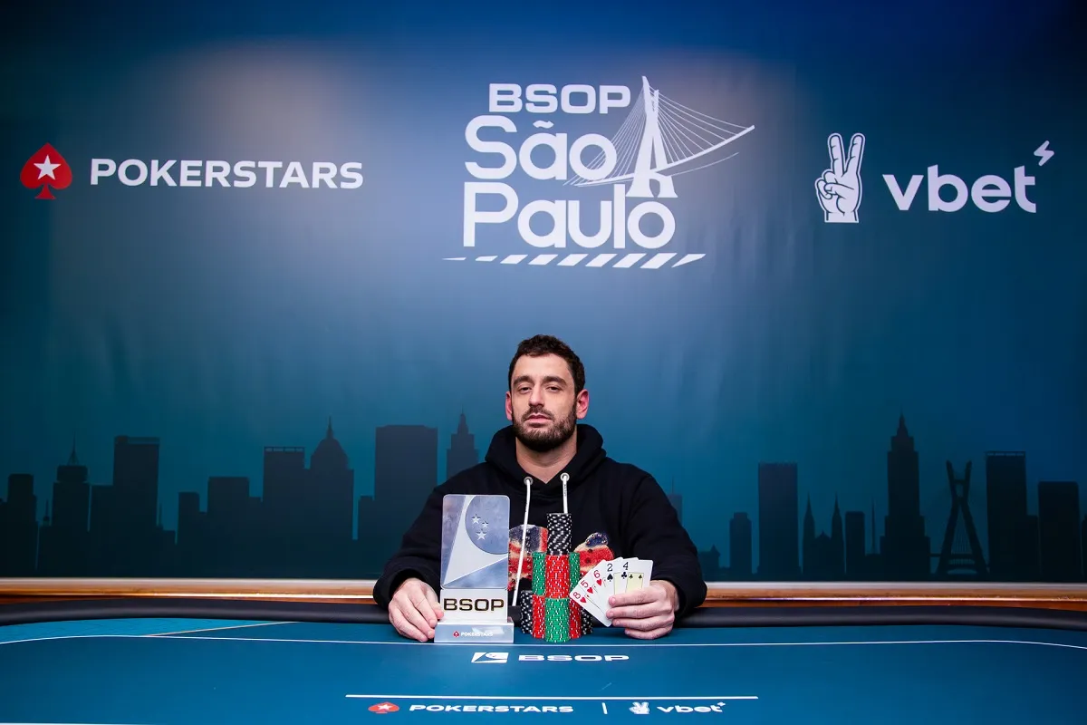 Luiz Eduardo Rios - Campeão 8-Game BSOP São Paulo