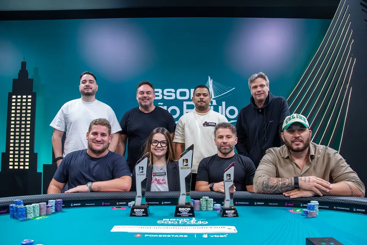Mesa Final do 1-Day High Roller PKO do BSOP São Paulo