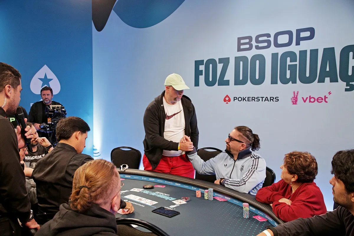 Thiago Camargo foi o último eliminado fora do dinheiro no Main Event do BSOP Foz do Iguaçu