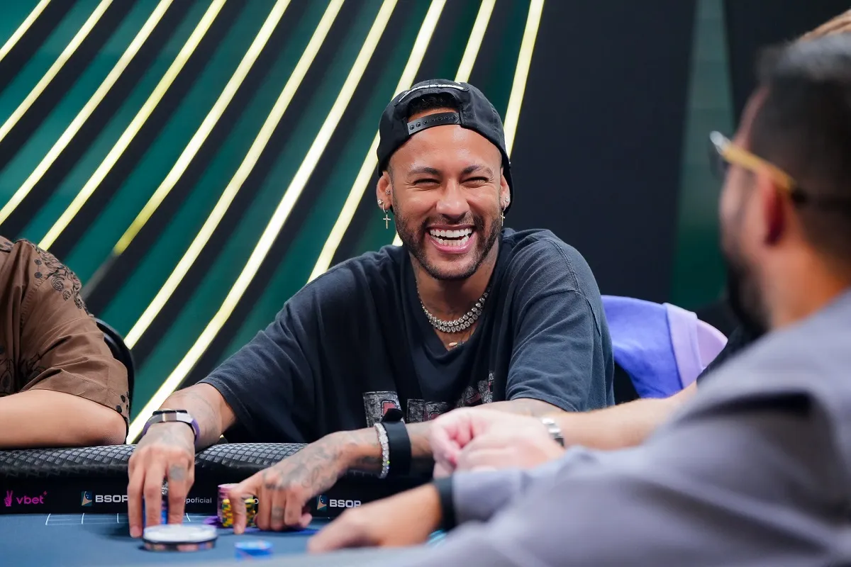 Neymar Jr foi a principal estrela do BSOP Poker Show no BSOP São Paulo