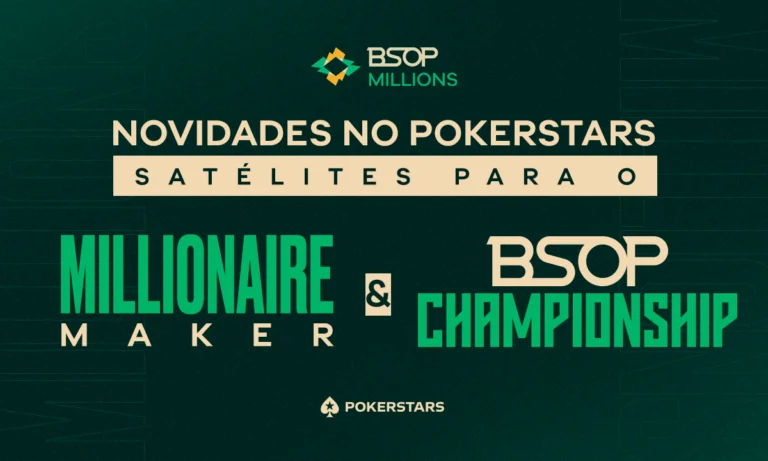 Millionaire Maker e Championship: os novos satélites disponíveis no PokerStars a partir deste domingo
