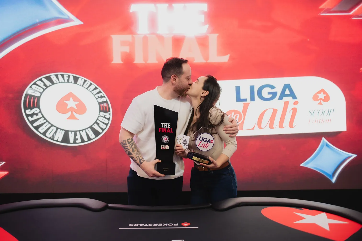 Wilson Lopes e Jéssica na cravada do The Final