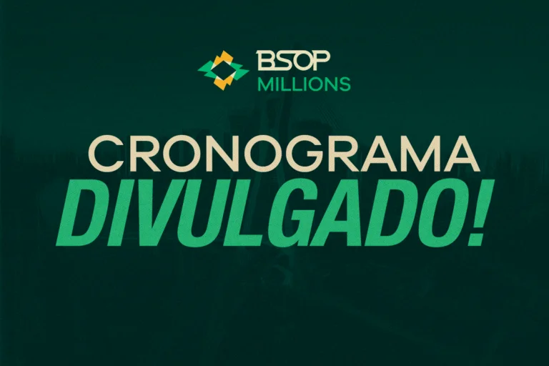 BSOP Millions 2026: confira a grade de torneios da maior edição da história da série