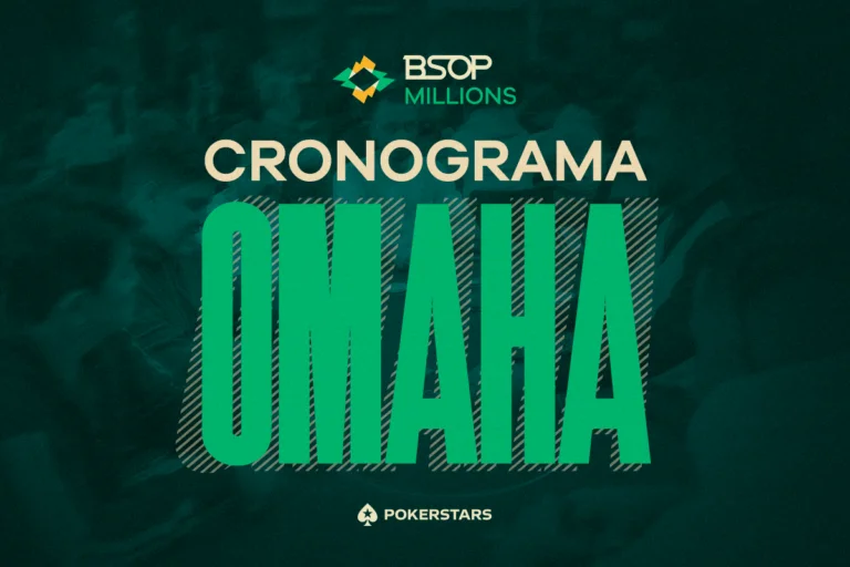 Estreia de Main Event, Invitational e mais: confira a grade de Omaha do BSOP Millions 2026