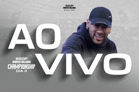 Neymar Jr na Mesa da TV do BSOP Winter Millions