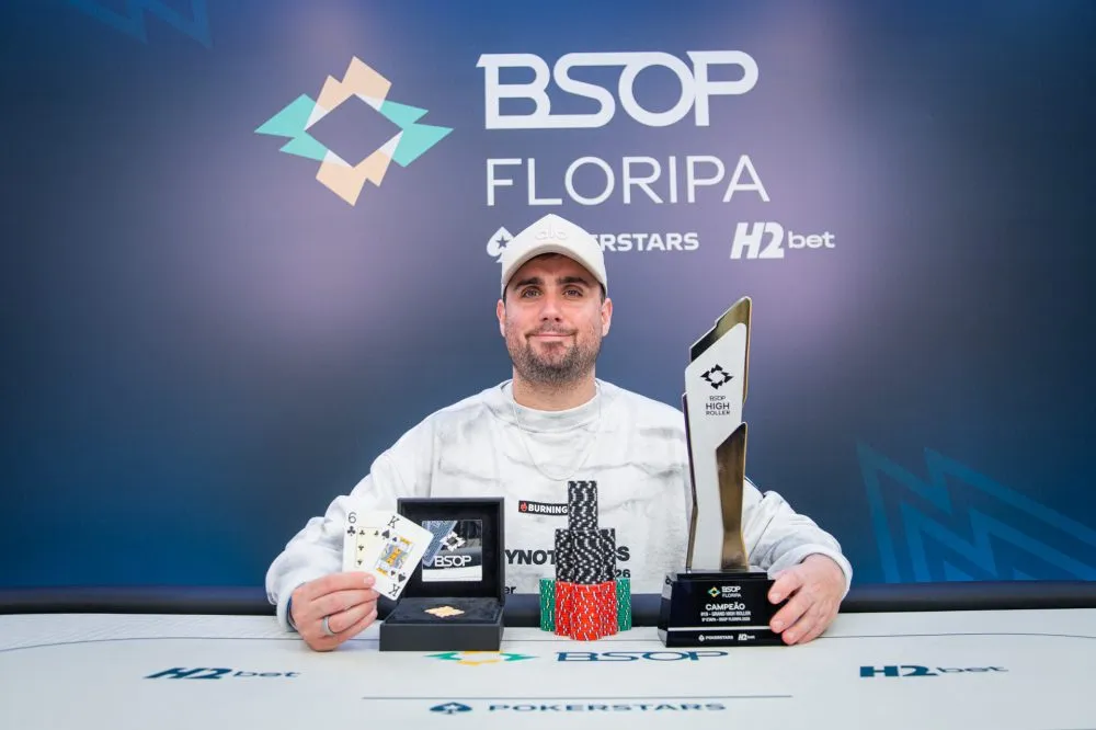 Juan Barattini encerra etapa dos sonhos com título do Grand High Roller; confira os últimos campeões do BSOP Floripa