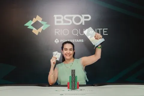 Larissa Metran conquistou o bicampeonato no Ladies do BSOP