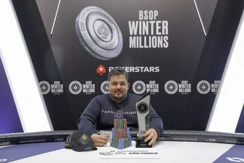 Gabriel Medeiros alcançou três ITM's no BSOP Winter Millions 2023 e forrou pesado