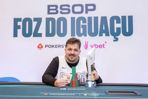 Gabriel Medeiros vence o 1-Day High Roller do BSOP Foz