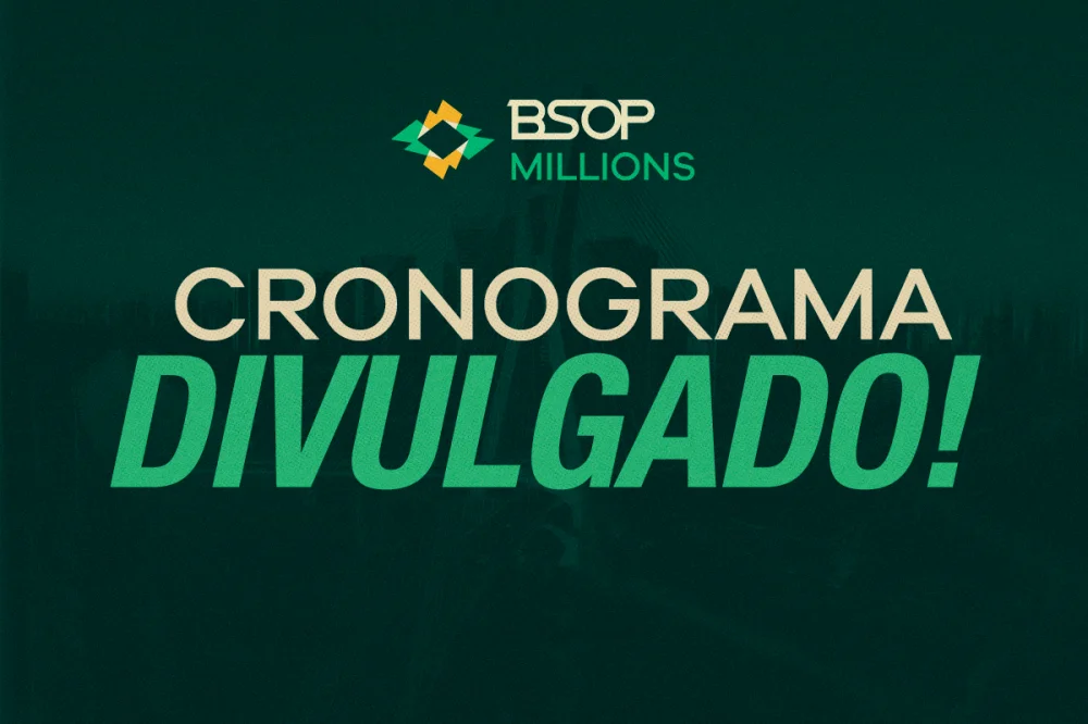 BSOP Millions 2026: confira a grade de torneios da maior edição da história da série