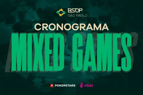 Jogadores de Mixed Games terão ótimas opções no BSOP São Paulo