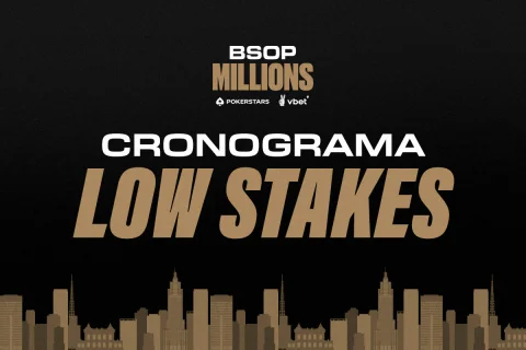 O BSOP Millions estará recheado de torneios acessíveis