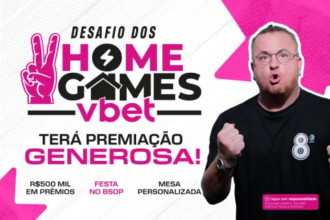 Desafio do Home Game VBET distribuirá prêmios coletivo e individualmente