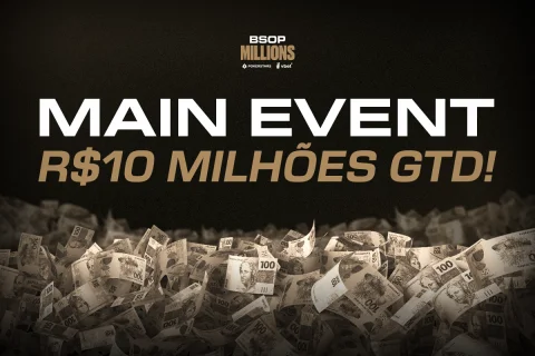 Main Event do BSOP Millions terá gigantesca premiação garantida